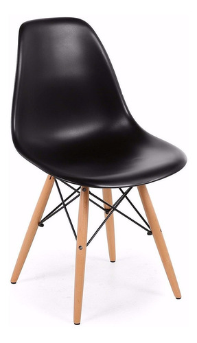 Imagen 1 de 8 de Silla Eames Negra
