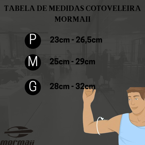 Cotoveleira Sport Com Reforço Neoprene Mormaii Ortopédica