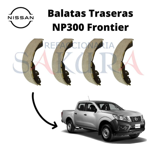 Balatas Tambor Freno Tras Estaquitas Nissan 2020 Orig