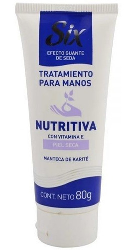 Six - Crema Manos - Nutritiva - Manteca De Karite