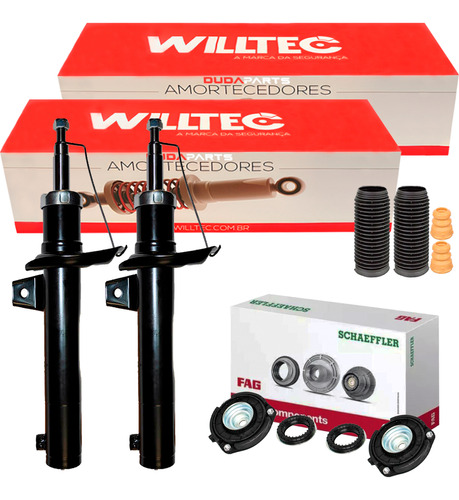 Par Amortecedor Kit Dianteiro Audi Q3 2011 A 2018 Willtec