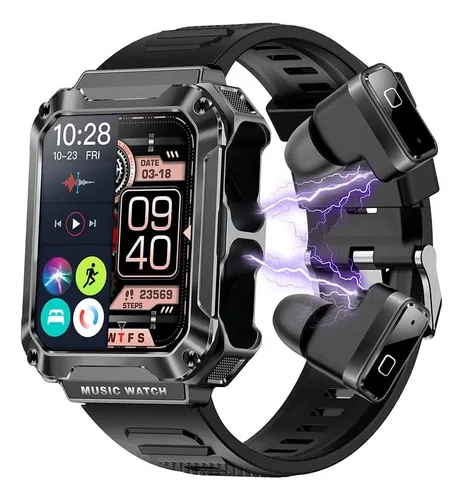 Reloj Inteligente Con Aud fonos llamada Recibir Marcar
