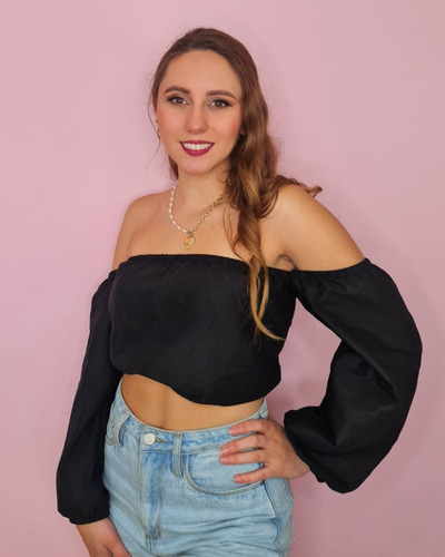 Imagen 2 de 2 de Crop Top Abombado