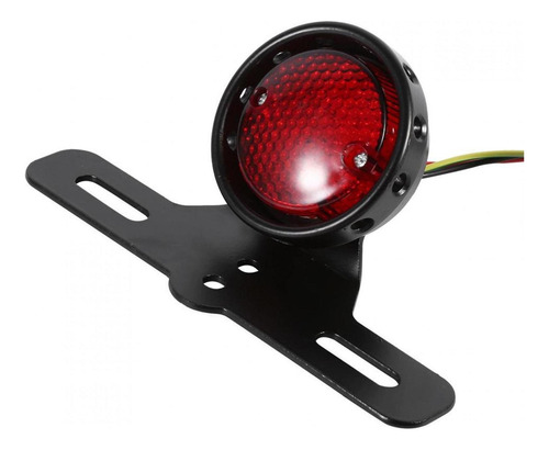 Luz De Freno Trasera Trasera Led Retro Rojo Para Moto