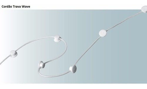 Imagem 3 de 4 de Fita Fácil Wave + Cordão + Deslizante Pino C/ Encaixe 10m