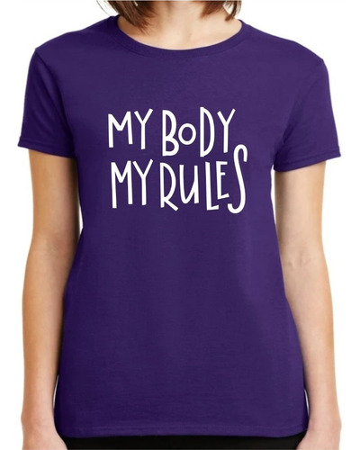 Camiseta Playera Mujer Feminista 9 Marzo Girl Power My Body