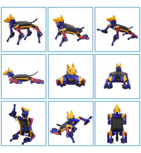 Kit De Robot De Codificacion Stem Petoi Dog Bittle X -azul