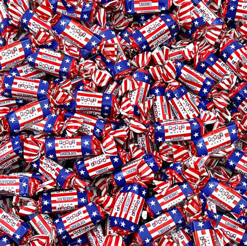 Caramelo Patriótico De Caramelo | Caramelos Con Sabor A Choc