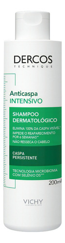  Shampoo Dercos Vichy Anticaspa Intensivo