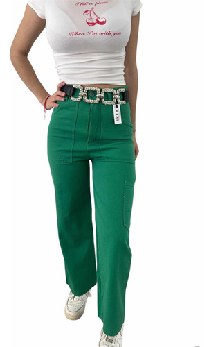 Pantalon Cargo De Mujer Ultima Tendencia