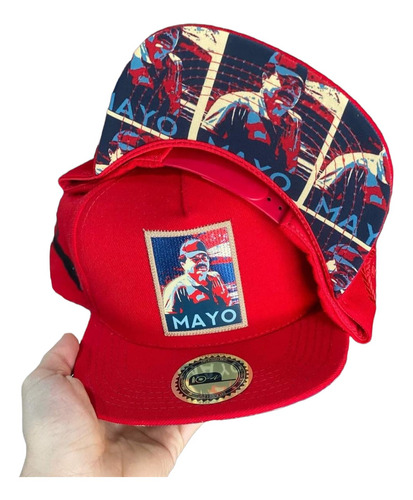 Gorra Diez Cuatro El Mayo Zambada Narco Roja Original 