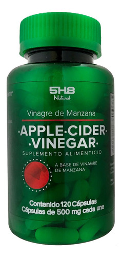 5h8 Apple Cider Vinegar 120 Cápsulas De 400 Mgs 