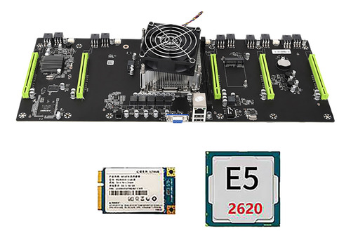 Placa Base Minera Eth79-x5b Btc Con Cpu E5 2620+ssd 128g+f