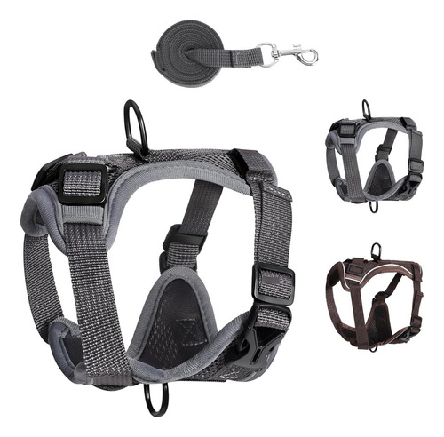 Dog Harness Adjustable Reflective Oxford Easy Control Medium