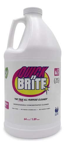 Quick N Brite Limpiador Liquido, Verdadero Limpiador Multius