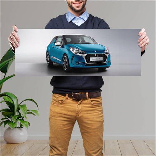 Cuadro 30x80cm Auto 2016 Ds 3 Auto 15