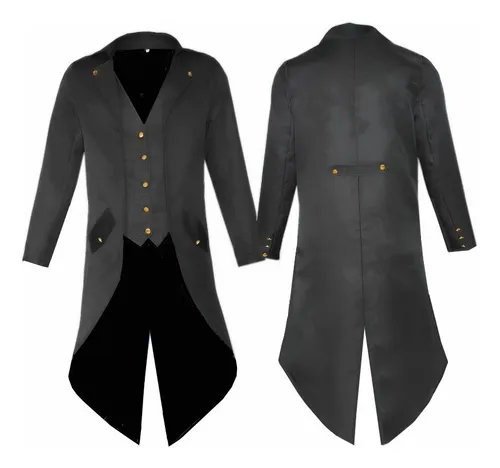 Traje Estilo Frac Retro Para Hombre Estilo G tico Estilo S
