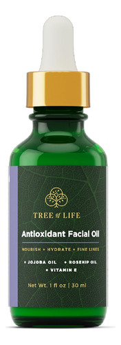 Aceite Facial Antioxidante Tree Of Life, 1 Onza Liquida, Ant