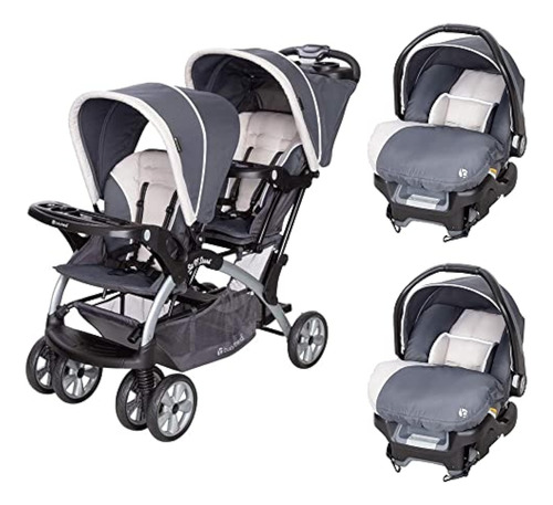 Baby Trend Sit N Stand - Cochecito De Bebé Doble De Viaje