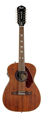 Guitarra acústica Fender Tim Armstrong Hellcat-12 para diestros natural satin