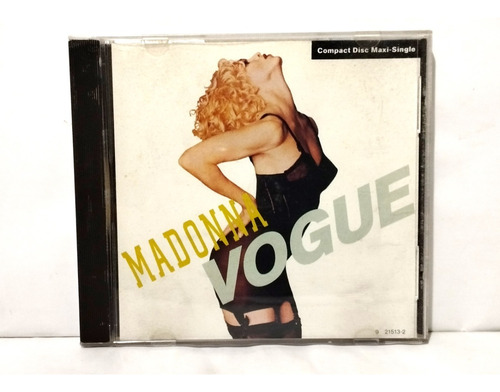 Cd Madonna Vogue Maxi Single 1990 Usa Warner Bros