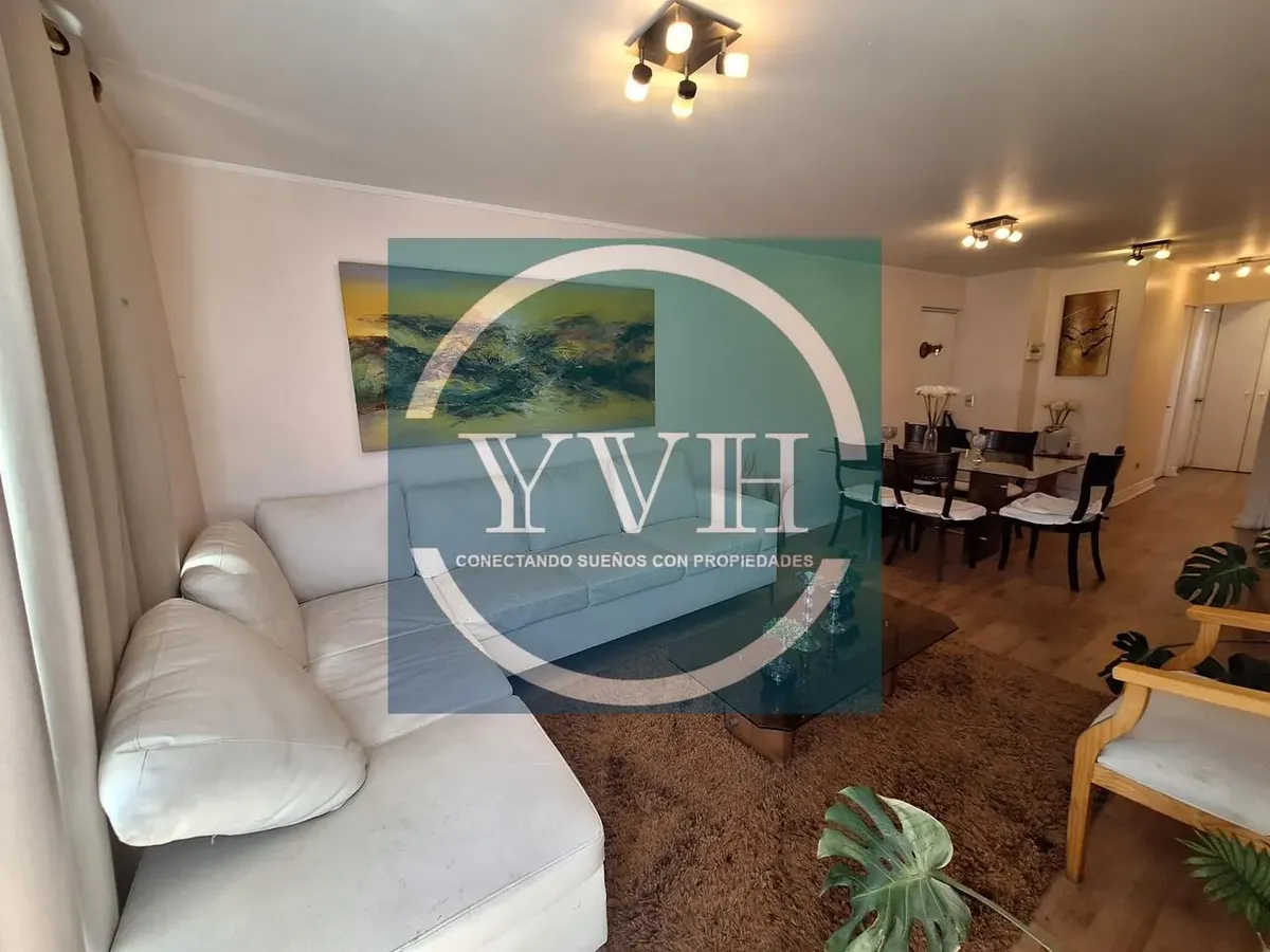 Imagen 4 de 30 de Departamento Amoblado De 3 Dormitorios En Piso 8 Huechuraba
