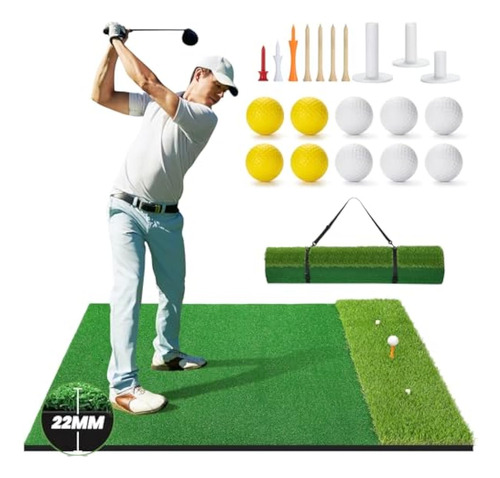 Golf Mat, Indoor/outdoor Golf Practice Mats,5x4ft