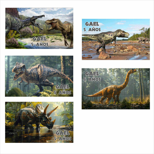 Dinosaurios Jurassic Park Rompecabezas Imantados Souvenirs