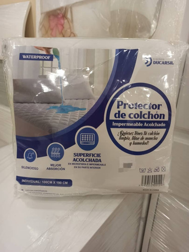 Protector Para Colchon Impermeable Individual