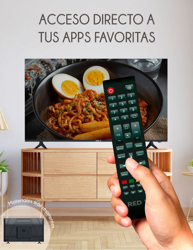 Televisión Smart Tv Redv 43 Pulgadas Android 14 Hd Red43stv