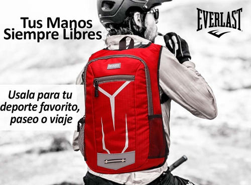 Imagen 8 de 10 de Mochila Everlast Bici Running Trekking Liviana Deportes New
