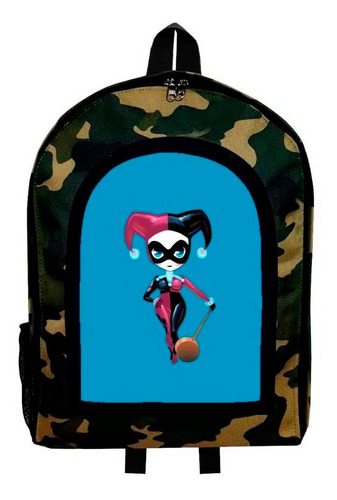 Mochila Camuflada Harley Queen Nueva Colección Modelo 11