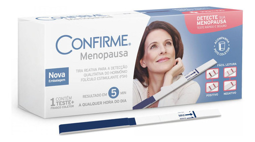 Teste Menopausa Confirme 1 Unidade + Frasco Coletor