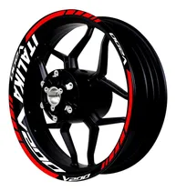 Comprar Calcomanias Stickers Para Rines Italika V200 Reflejante Neon