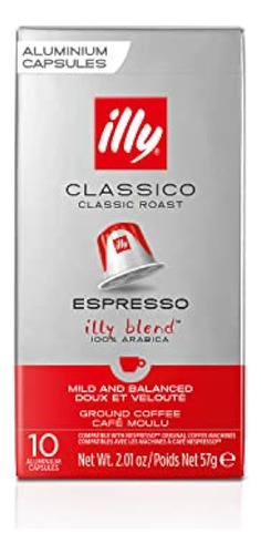 Illy Nespresso Cápsulas 100 Count Espresso Pods, Classico Me