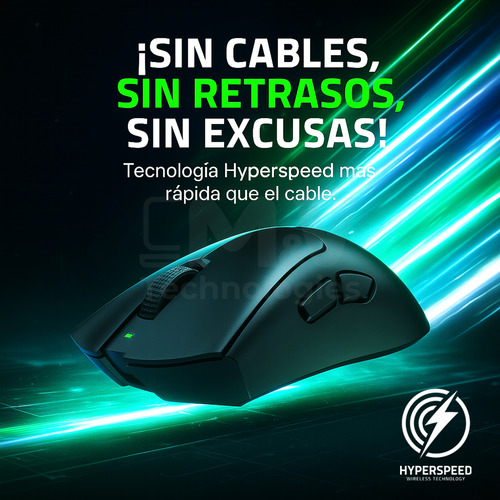 Mouse Inalámbrico Razer Deathadder V3 Hyperspeed Gamer