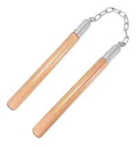 Comprar Chacos Madera Solida Nunchaku Artes Marciales Cadena Defensa
