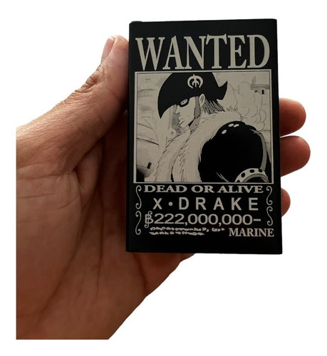 One Piece Caja Metalica Porta Cigarros, Contenedor Anime