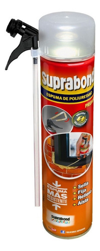 Espuma De Poliuretano Expandido Suprabond Premium 750 Ml