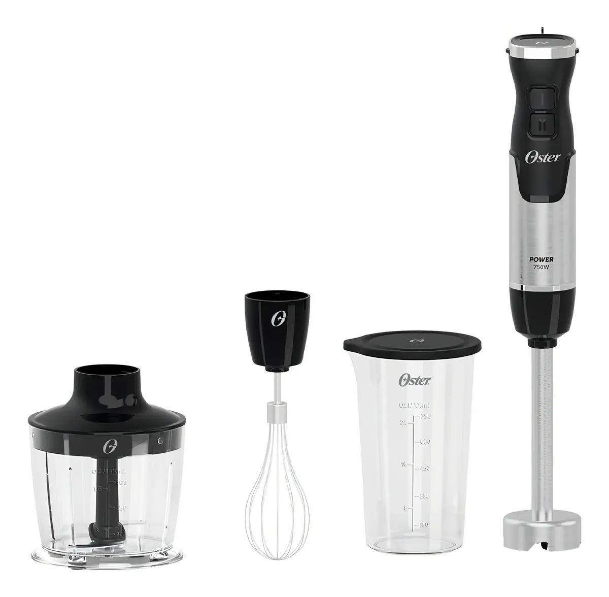 Mixer 3 em 1 Oster 220V Power Black Inox Omix570