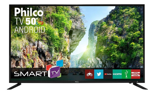 Smart TV Philco PTV50D60SA DLED Android TV Full HD 50" 110V/220V