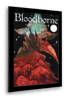 Quadro Decorativo Bloodborne A Song Of Crows Poster 23x33cm