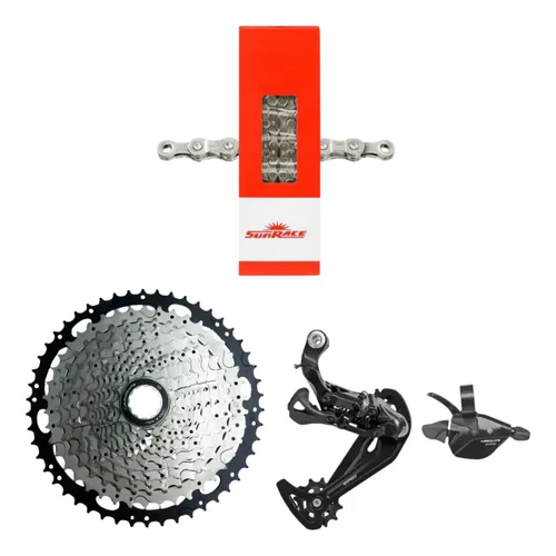 Kit Grupo Sunrace Absolute 12v Bike Mtb 1x12v Cassete 11x50