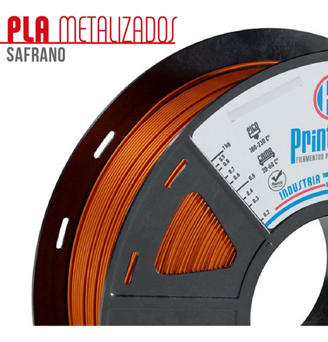 Filamento 3d Pla Printalot De 1,75 Mm E 1 Kg Safrano