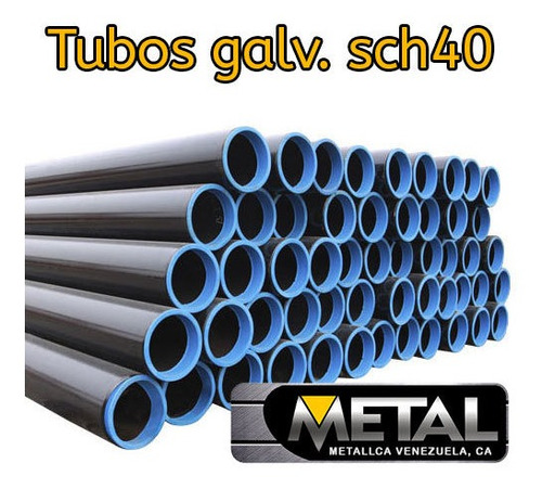 Tubo Galvanizado Con Costura Ø 3  Sch40