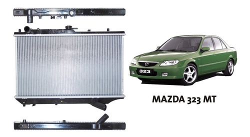 Radiador Mazda 323 Caja Manual               