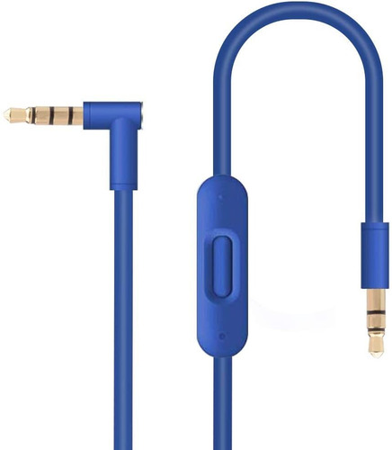 Cable Con Microfono Repuesto Para Auriculares Beats | Azul