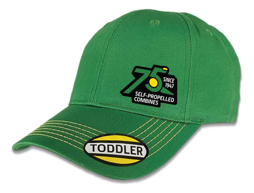 John Deere 75th Anniversary Combine Twill Back Gorro Niño,