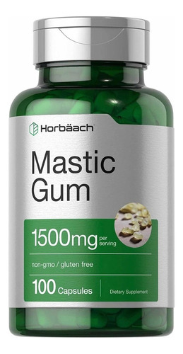 Suplemento En Cápsula Horbach  Suplementos Mastic Gum Antioxidante En Bote De 50g 100 Un