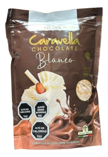 Caravella Discos De Cobertura Chocolate Sucedáneo Blanco